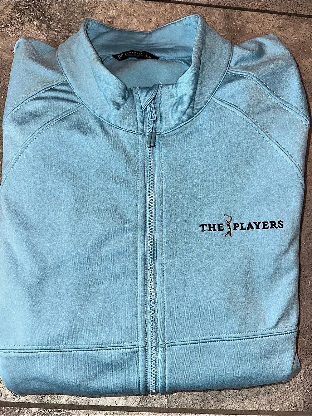 The Players Golf Men's Blue Zip-Up Jacket Like New XL
